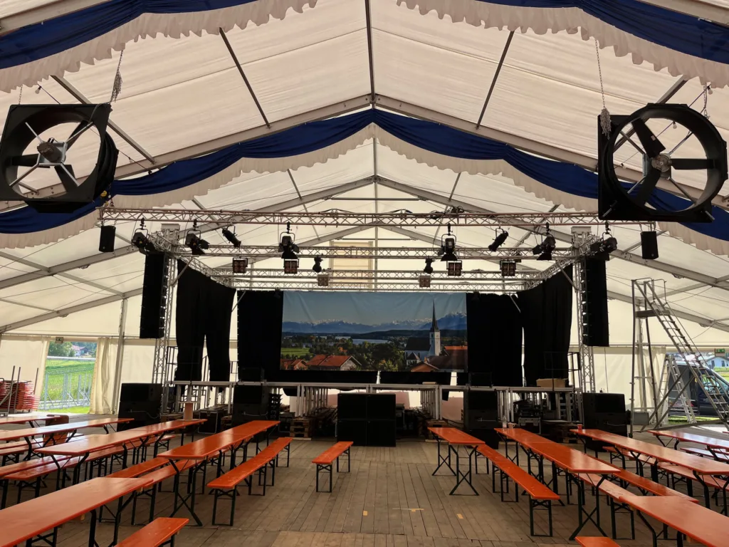 Feuerwehrfest Taching 2025 Veranstaltungstechnik