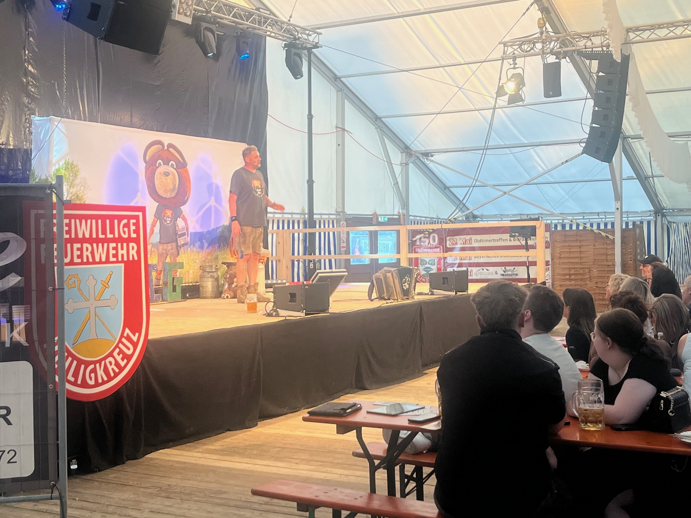 Kabarett mit da Bobbe beim Feuerwehrjubiläum Heiligkreuz 2026